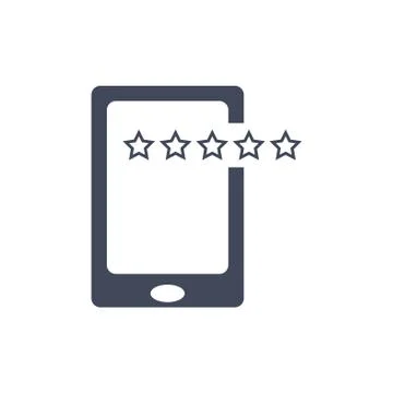 Smartphone Icon Vector flat design style Stock Illustration