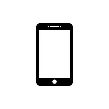 Smartphone icon vector Illustrazione stock