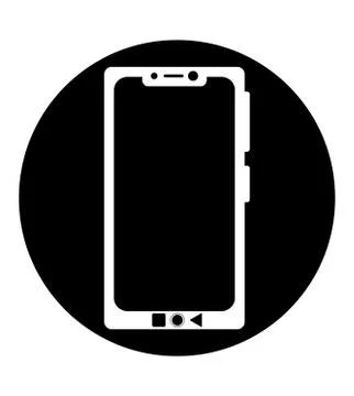 Smartphone icon vector Stock Illustration