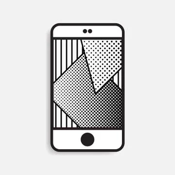 Smartphone icon vector illustration Stock Illustration