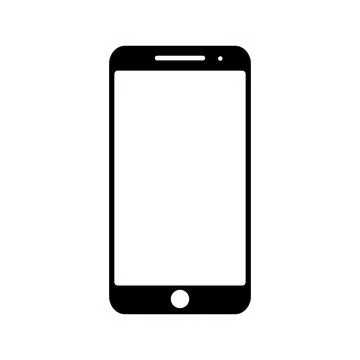 Smartphone icon vector, mobile Illustration. Isolated on white background Stock Illustration