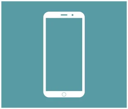 Smartphone icon vector.Use for all media and digital media. Stock Illustration
