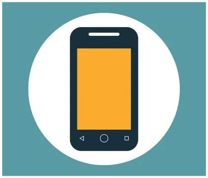 Smartphone icon,vector illustration for eps10 Stock Illustration