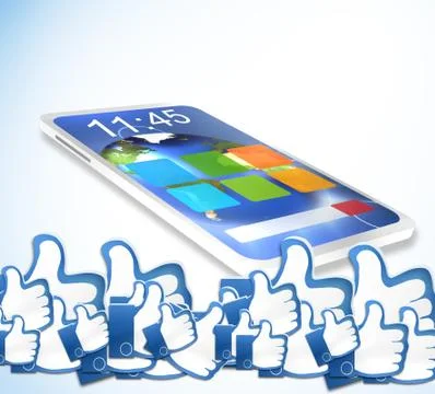 Smartphone Stock Illustration