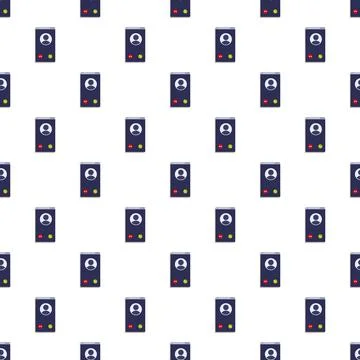 Smartphone incoming call pattern showing communication and technology Stock Illustration