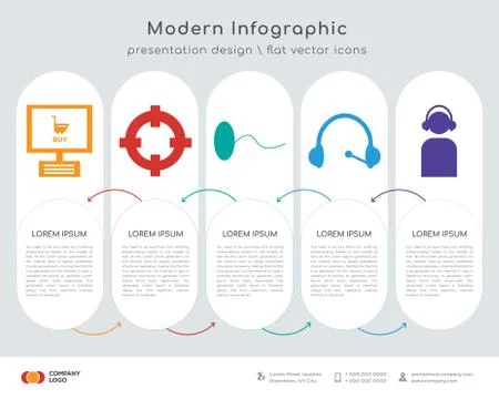Smartphone infographics design Stock-Illustration