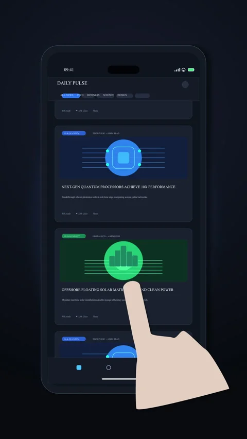 Smartphone interface hand tap mobile app touch screen interaction user Vidéo 346740554