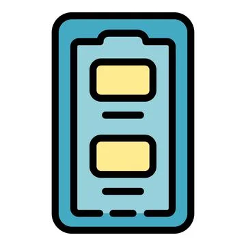 Smartphone inventory icon vector flat イラスト素材