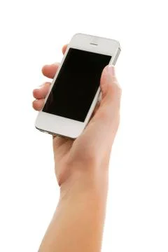 Smartphone, isolated Foto stock