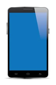 Smartphone with Isolated Screen Stock-Illustration