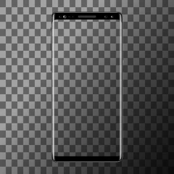 Smartphone isolated on transparent background Stock Illustration