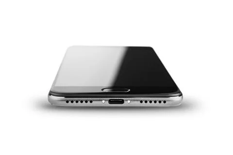 Smartphone isolated on white background Stock Photos