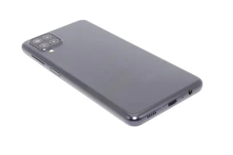 Smartphone isolated on white background with selective focus 写真素材