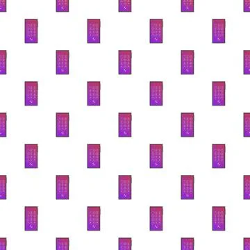 Smartphone keypad dial interface seamless pattern background イラスト素材