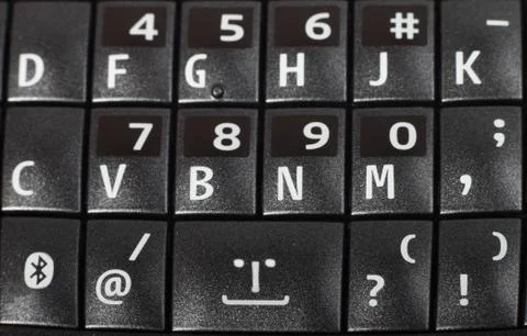 Smartphone keypad Stock Photos