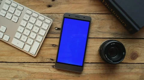 Smartphone with lens Stock Footage 63432562