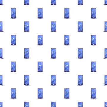 Smartphone loading pattern seamless digital technology background 스톡 일러스트