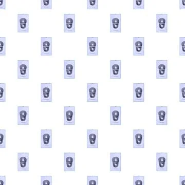 Smartphone lock screen pattern seamless background illustration Stock Illustration