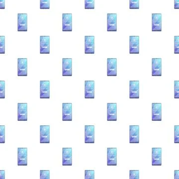 Smartphone login screen secure access pattern background Illustrazione stock