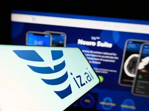  Smartphone with logo of American artificial intelligence company Viz.ai I... Stock Photos