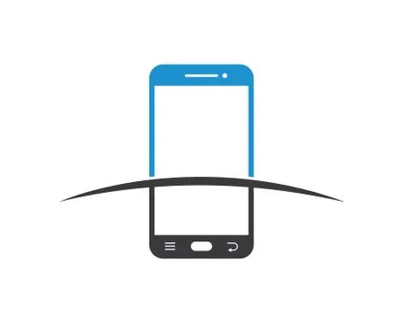 Smartphone logo icon vector illustration design Illustrazione stock