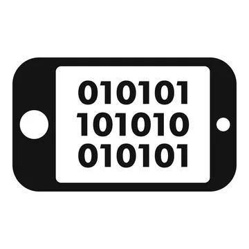 Smartphone malware icon simple vector. Virus error 스톡 일러스트