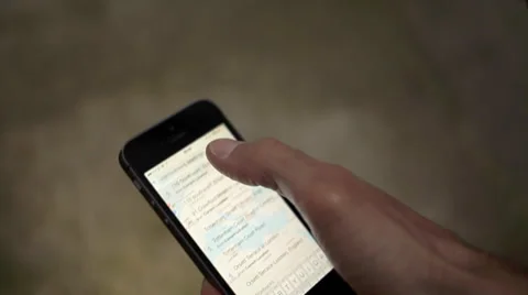 Smartphone Maps Stock Footage 39656713