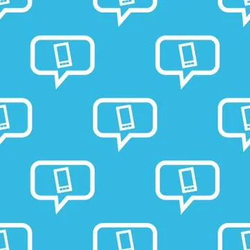 Smartphone message pattern Stock Illustration
