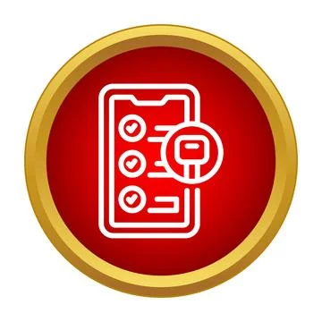Smartphone mobile app controlling digital key access Illustrazione stock