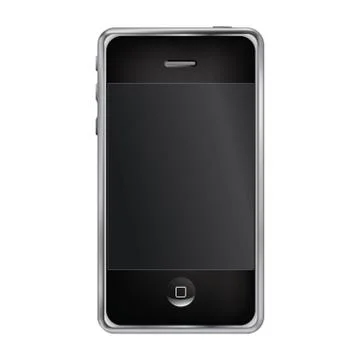 Smartphone, mobile phone isolated Stock Illustration