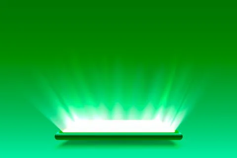 Smartphone mobile screen, technology mobile display light. Vector illustration Stockillustratie