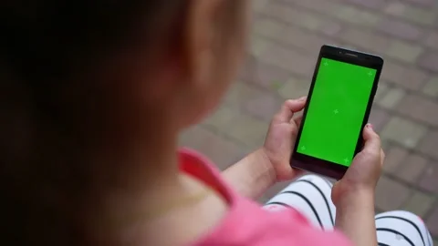 Smartphone mock up concept with chromakey display. Stock Footage 132669312