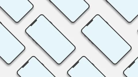 Smartphone mockup design Stock Illustration