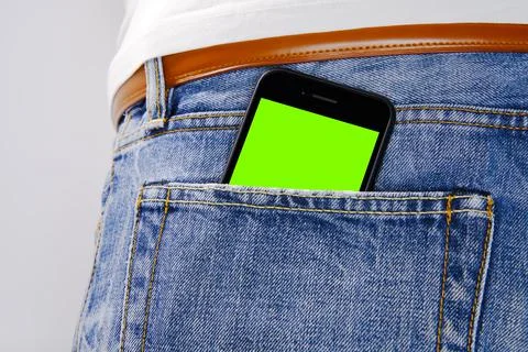 Smartphone mockup with empty screen Stock Photos