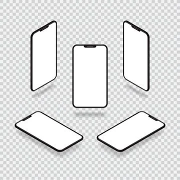 Smartphone mockup Stock Illustration