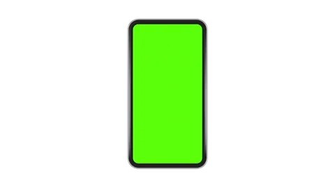 Smartphone Mockup Pop Up Slide Down Zooming 4K Green Screen Animation Video stock 207986134