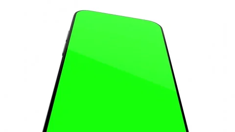 Smartphone with a modern bezel-less design smoothly transitions from the bo.. Stock Footage 265953359