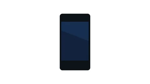 Smartphone with music application and rain notes animation Stock Footage 87622720
