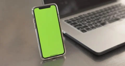 Smartphone Next To Laptop Stock Footage 137286518