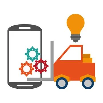 Smartphone operative system software vector illustration Illustrazione stock