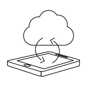Smartphone optimization and tuning data center Ilustración de archivo