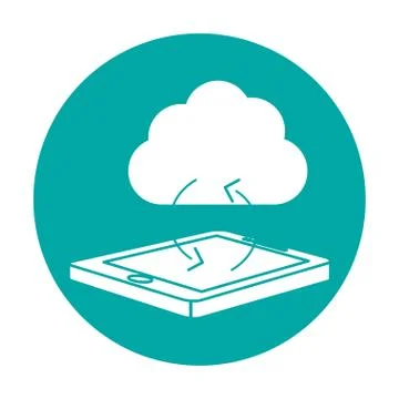 Smartphone optimization and tuning data center Illustrazione stock