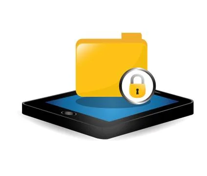 Smartphone optimization and tuning data center Illustrazione stock