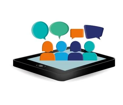 Smartphone optimization and tuning data center Illustrazione stock