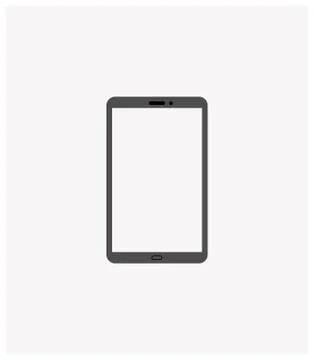 Smartphone or Cellular Phone or Tablet Icons in Vector Stock Illustration