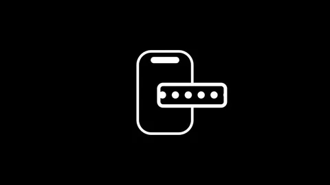 Smartphone Password Stock Footage 334289174