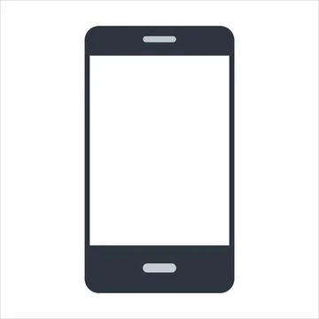Smartphone phone technology, isolated flat icon vector illustration, phone pn Stock Illustration