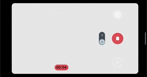 Smartphone phone video camera screen overlay Video stock 248660433