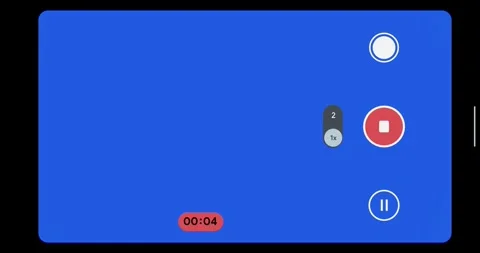 Smartphone phone video camera screen overlay Stock Footage 250160134