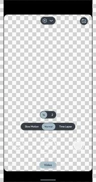 Smartphone phone video camera screen overlay Stock Illustration